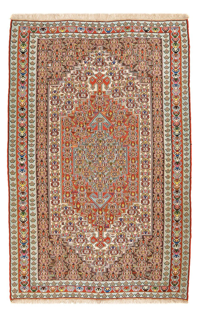 Alfombra Kelim - Oriental - 258 x 160 cm - rojo claro