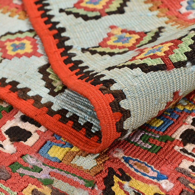 Alfombra Kelim - Oriental - 258 x 160 cm - rojo claro