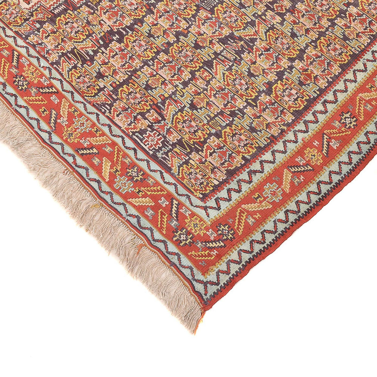 Alfombra Kelim - Oriental - 248 x 156 cm - rojo claro
