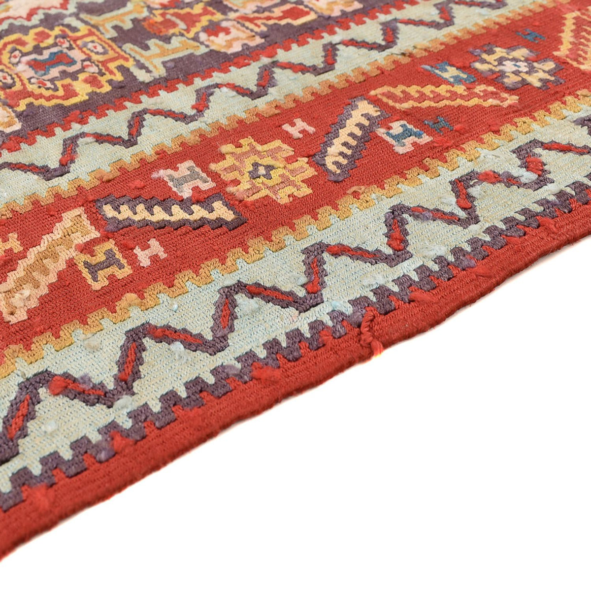 Alfombra Kelim - Oriental - 248 x 156 cm - rojo claro