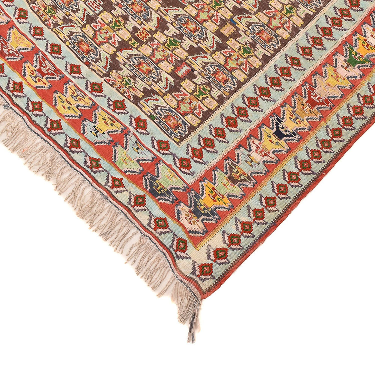 Alfombra Kelim - Oriental - 260 x 158 cm - rojo claro