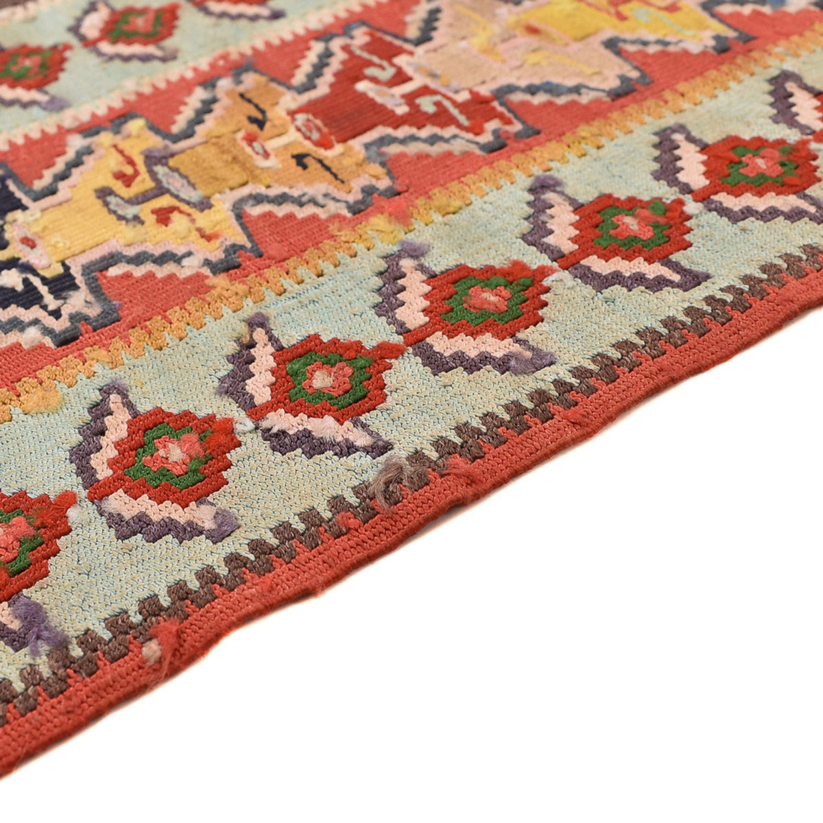 Alfombra Kelim - Oriental - 260 x 158 cm - rojo claro