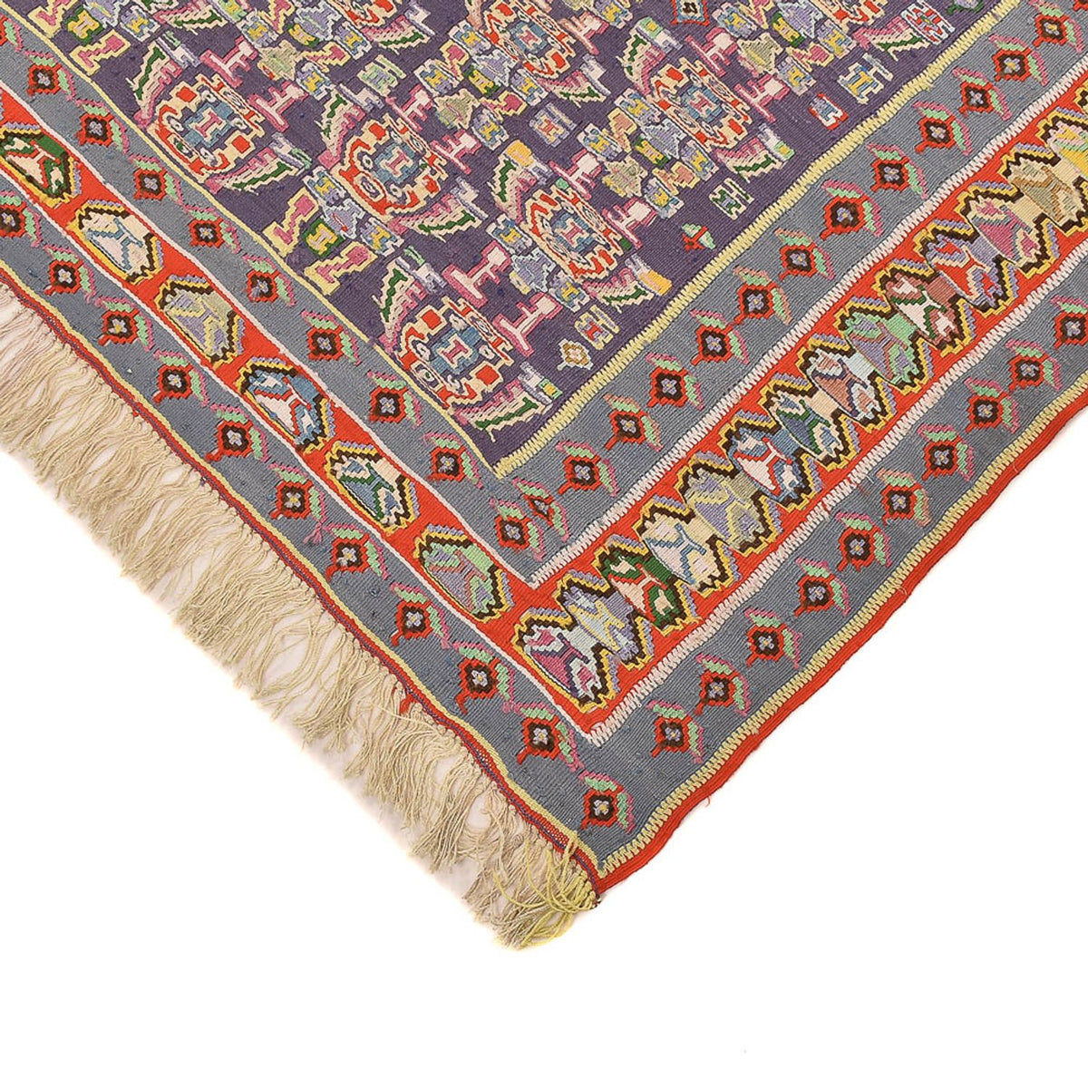 Alfombra Kelim - Oriental - 260 x 154 cm - rojo