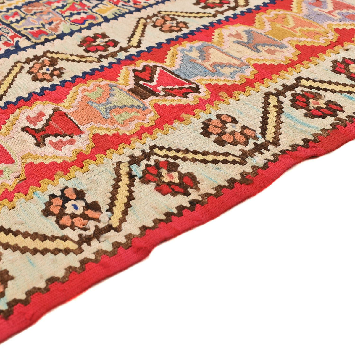 Alfombra Kelim - Oriental - 250 x 153 cm - rojo claro