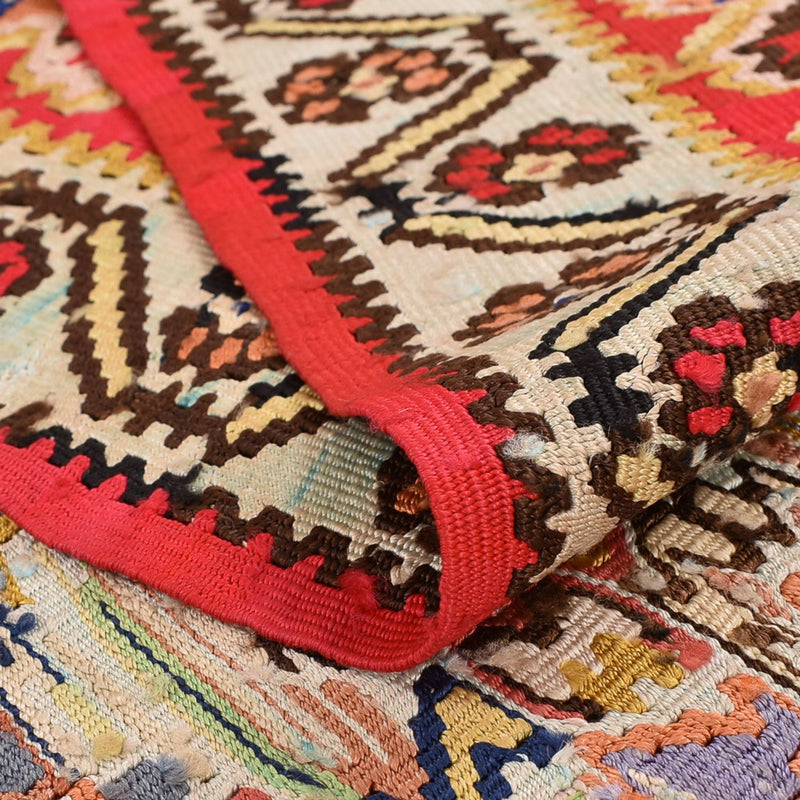 Alfombra Kelim - Oriental - 250 x 153 cm - rojo claro