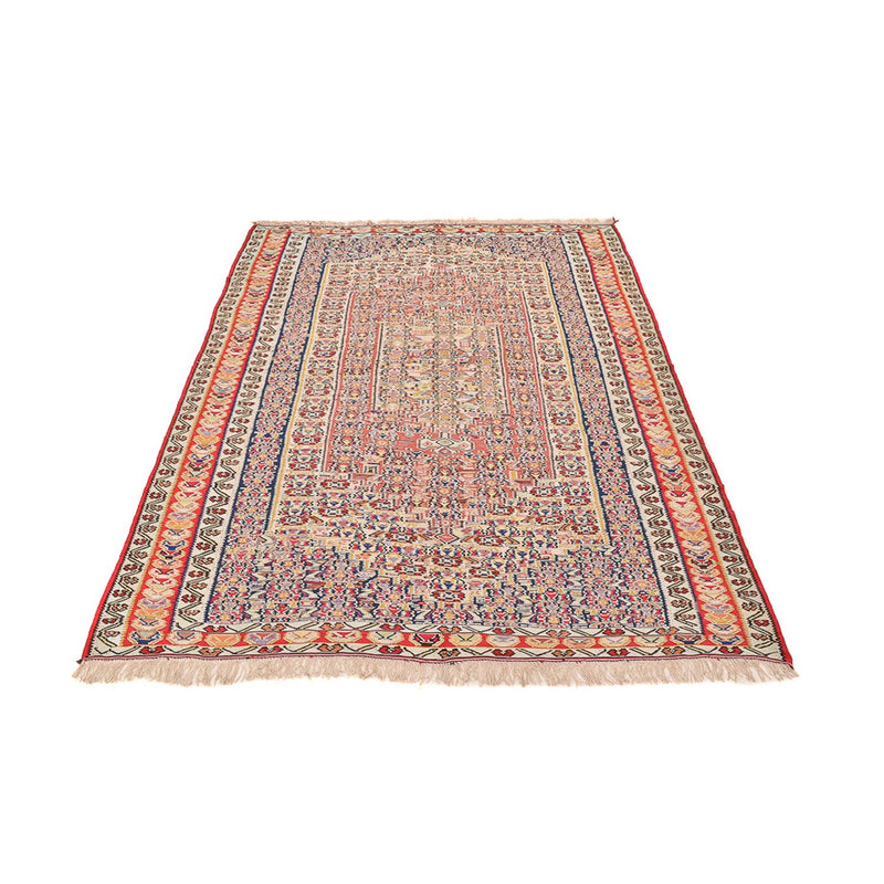 Alfombra Kelim - Oriental - 250 x 153 cm - rojo claro