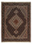 Alfombra Persa - Tabriz - Real - 202 x 153 cm - marrón oscuro