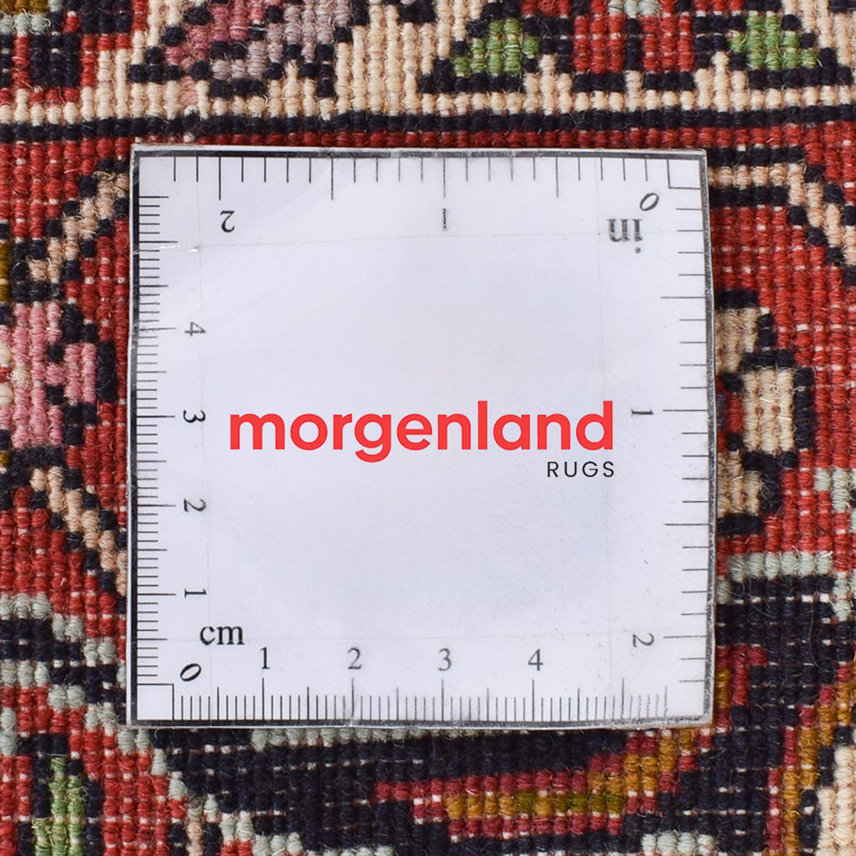 Alfombra de pasillo Alfombra persa - Bidjar - 392 x 199 cm - óxido