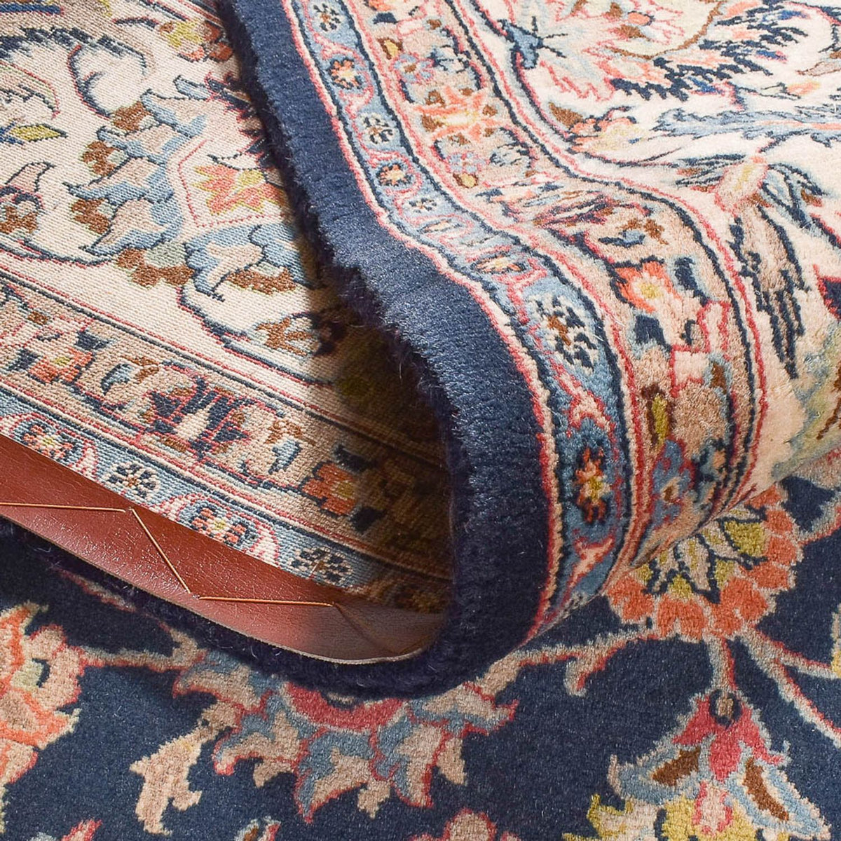 Alfombra persa - Clásica - 345 x 248 cm - azul oscuro