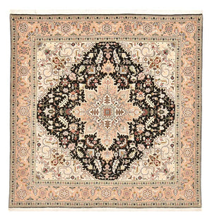 Alfombra Persa - Tabriz - Real cuadrado  - 203 x 198 cm - multicolor
