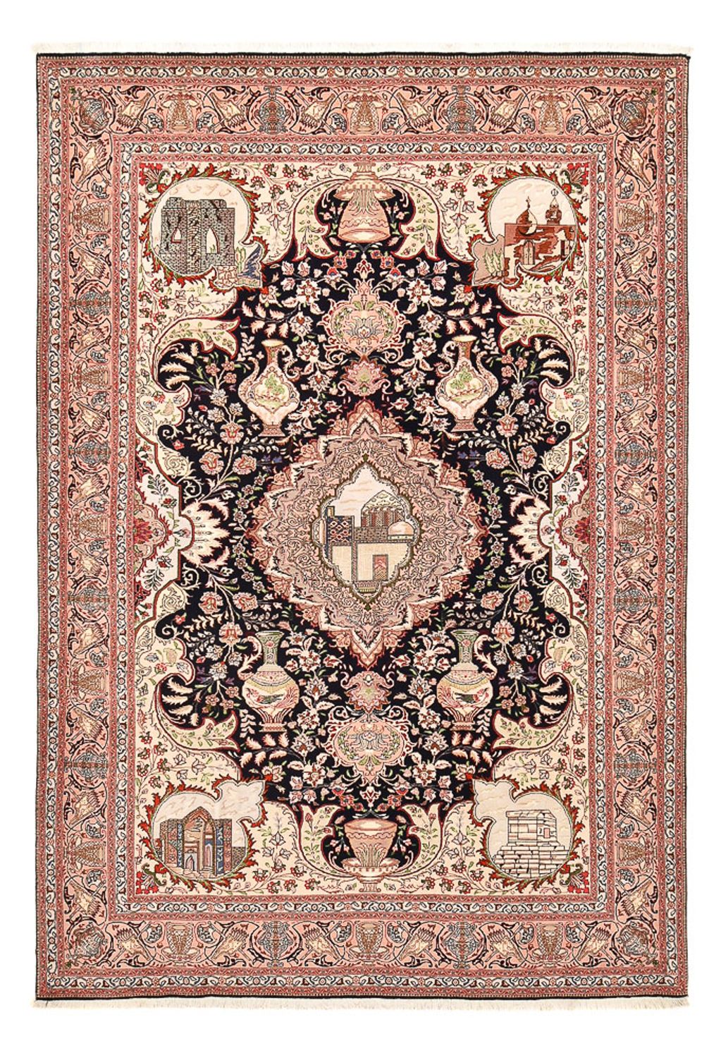 Alfombra Persa - Tabriz - Real - 302 x 202 cm - multicolor
