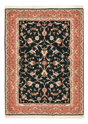 Alfombra Persa - Tabriz - Real - 145 x 100 cm - azul oscuro