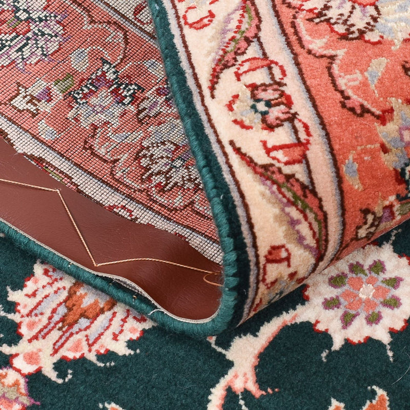 Alfombra Persa - Tabriz - Real - 145 x 100 cm - azul oscuro