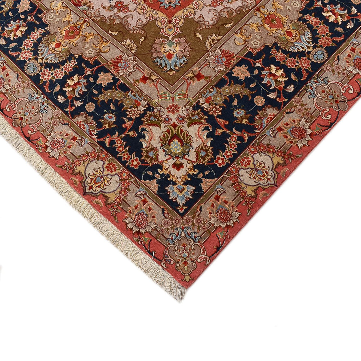 Alfombra Persa - Tabriz - Real - 348 x 246 cm - rojo claro