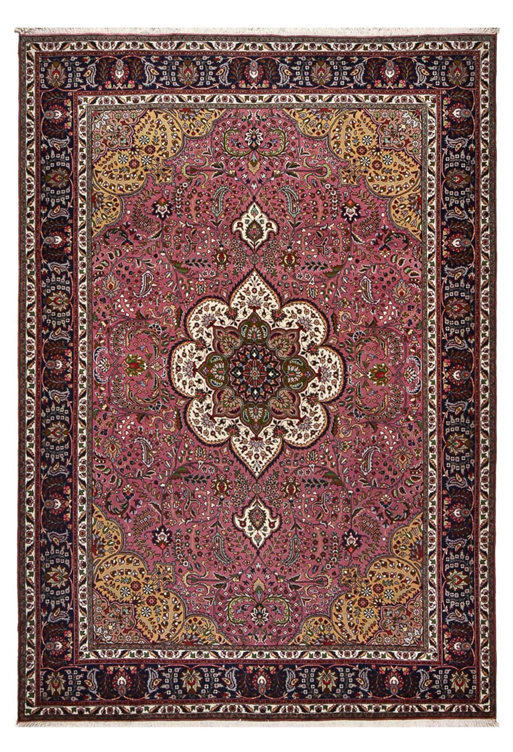 Alfombra Persa - Tabriz - Real - 303 x 210 cm - rojo claro