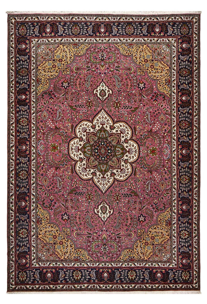 Alfombra Persa - Tabriz - Real - 303 x 210 cm - rojo claro