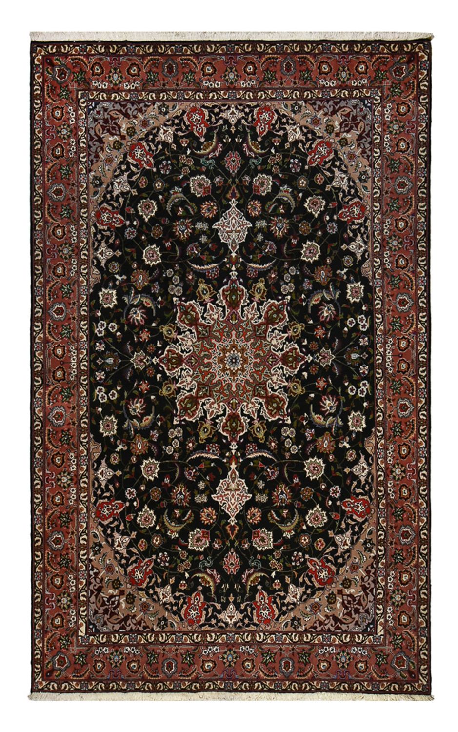 Alfombra Persa - Tabriz - Real - 316 x 197 cm - azul oscuro