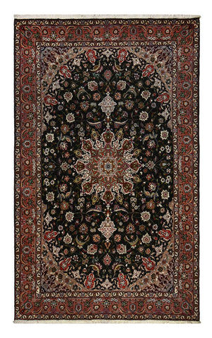 Alfombra Persa - Tabriz - Real - 316 x 197 cm - azul oscuro