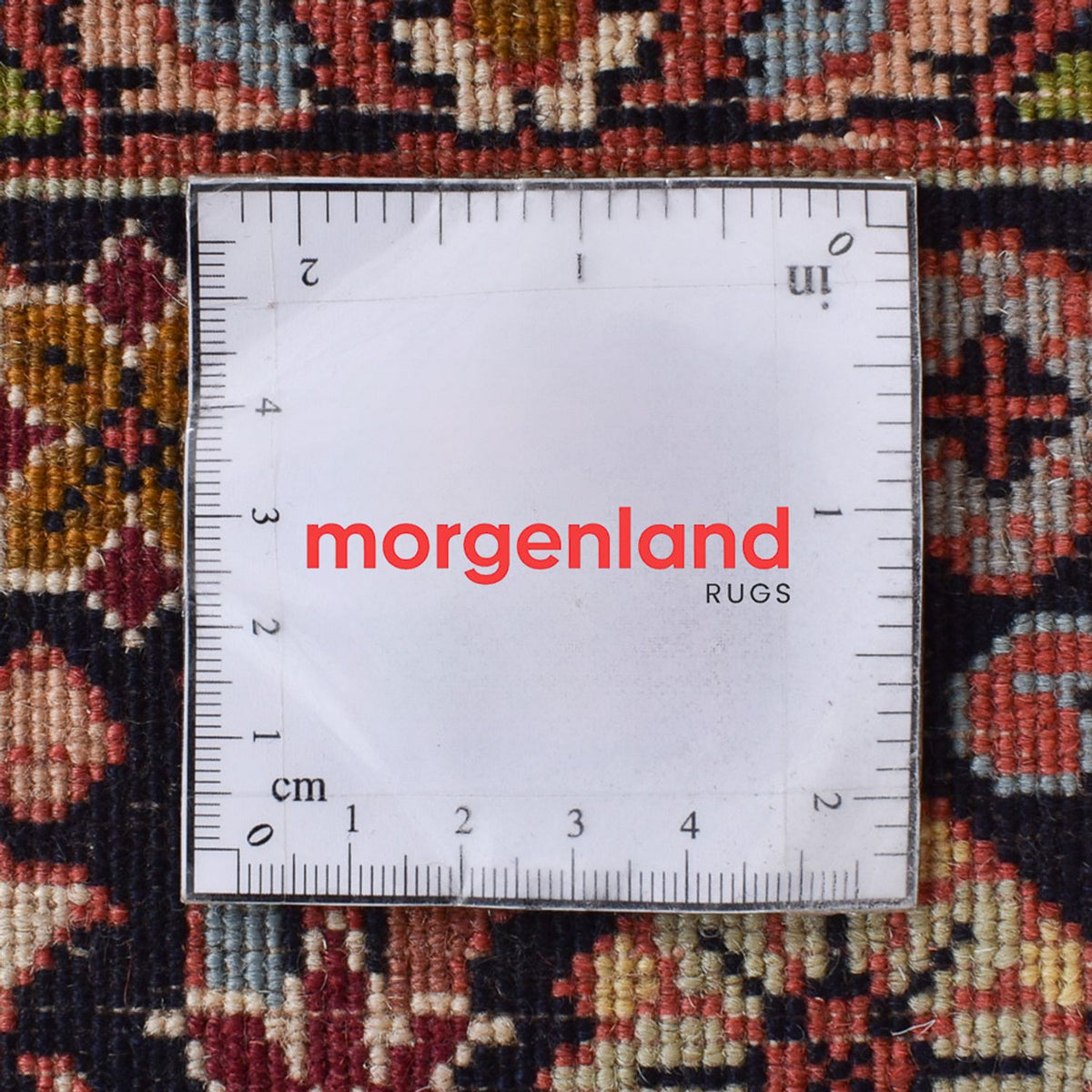 Alfombra de pasillo Alfombra persa - Bidjar - 389 x 199 cm - óxido