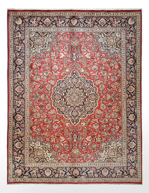 Alfombra Persa - Tabriz - Real - 396 x 302 cm - rojo