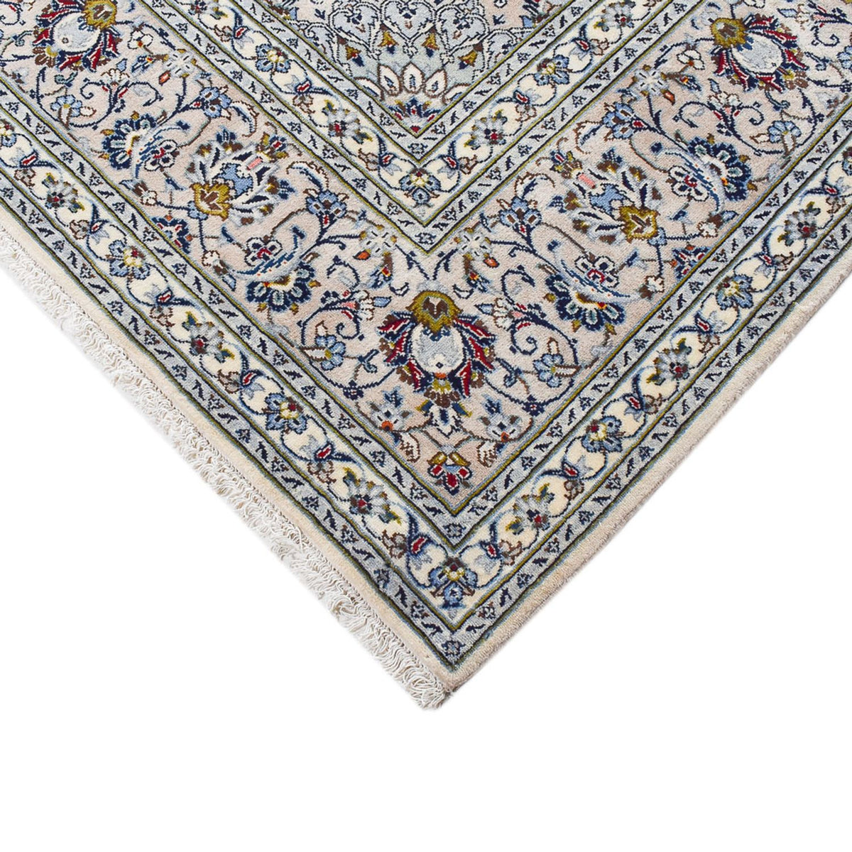 Alfombra persa - Keshan - Real - 348 x 250 cm - gris