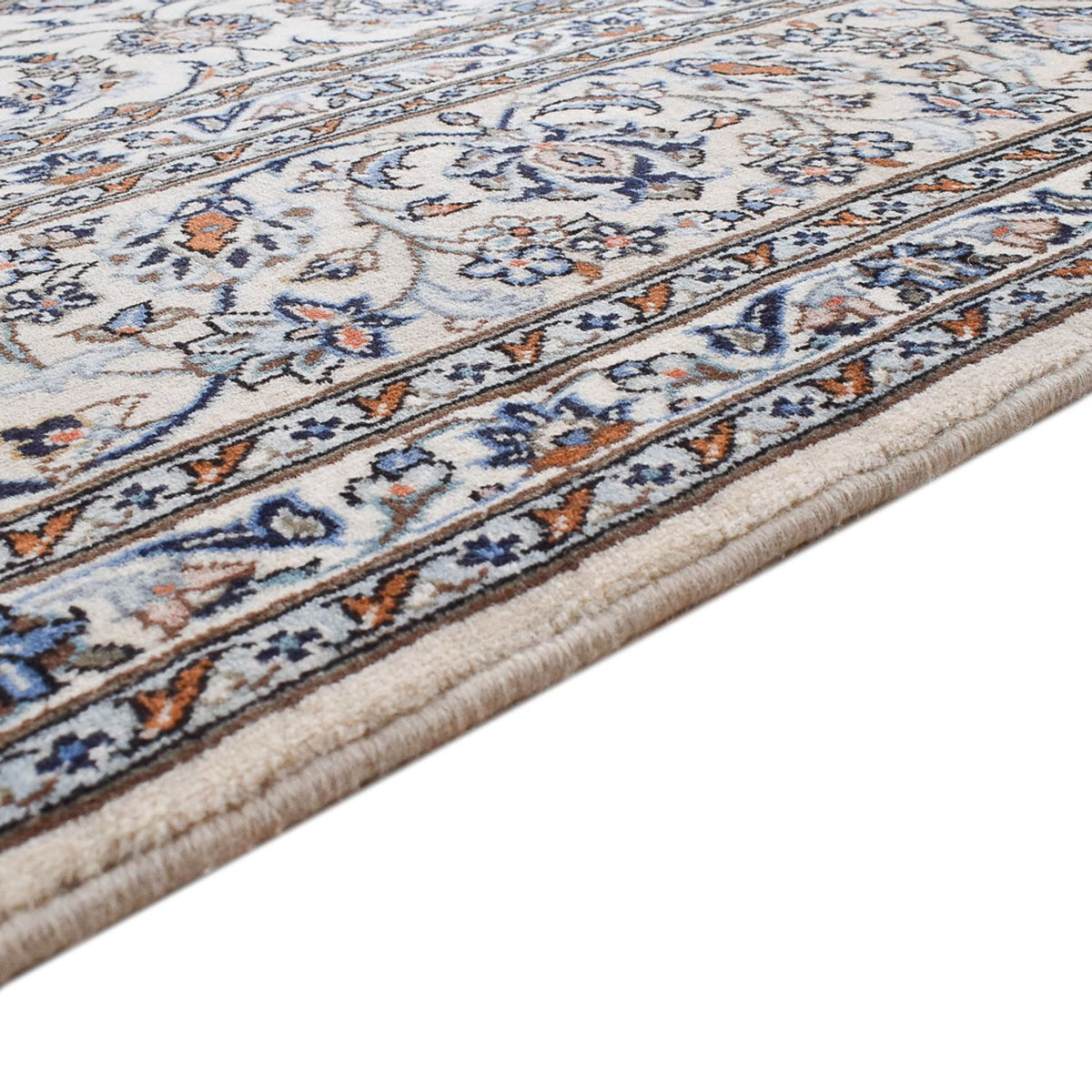 Alfombra persa - Keshan - Real - 362 x 245 cm - gris