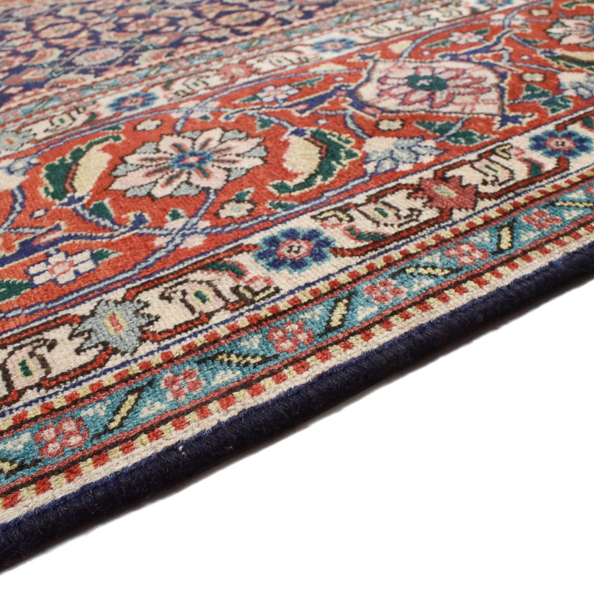 Alfombra Persa - Tabriz - Real - 303 x 199 cm - rojo oscuro