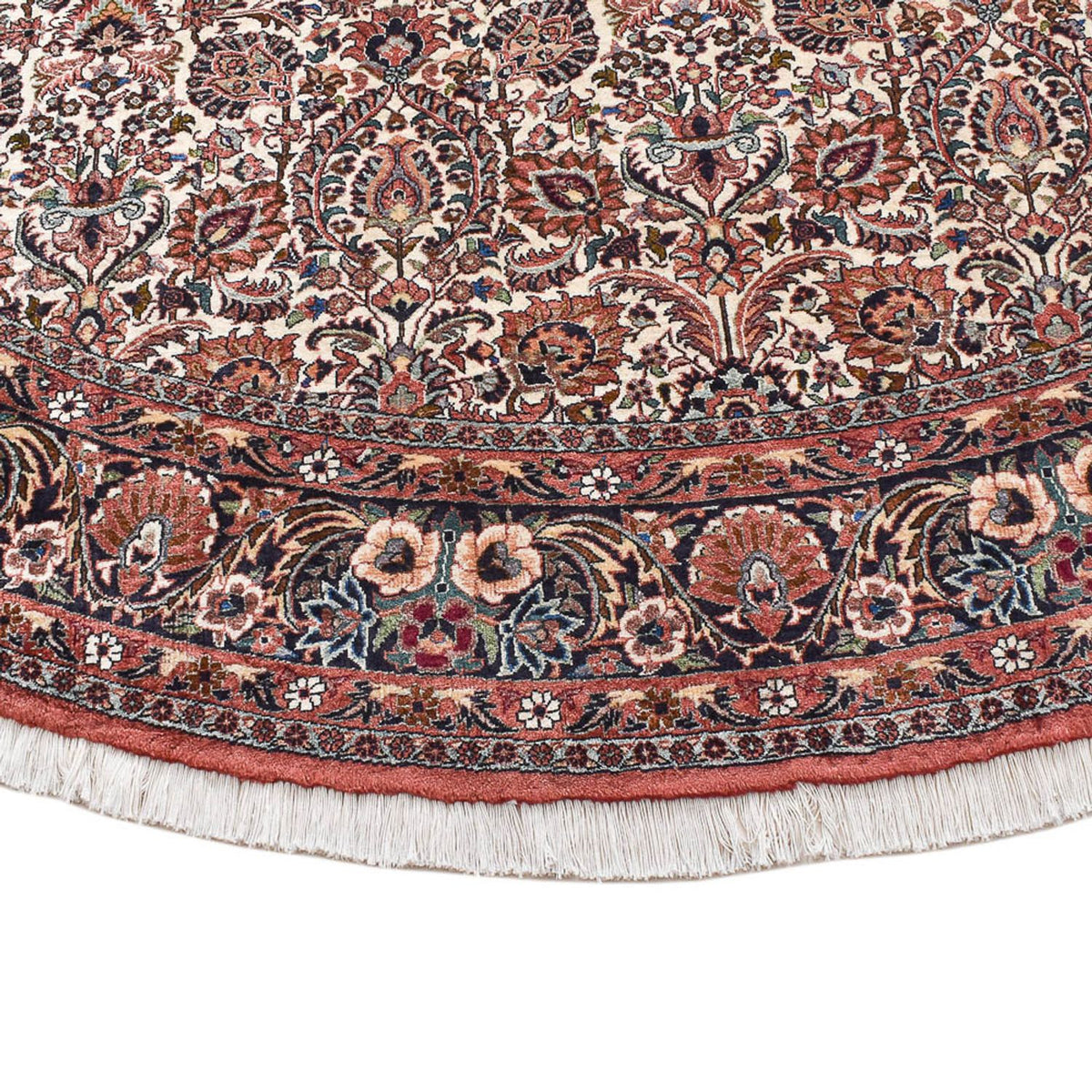 Alfombra persa - Bidjar redondo  - 250 x 250 cm - óxido