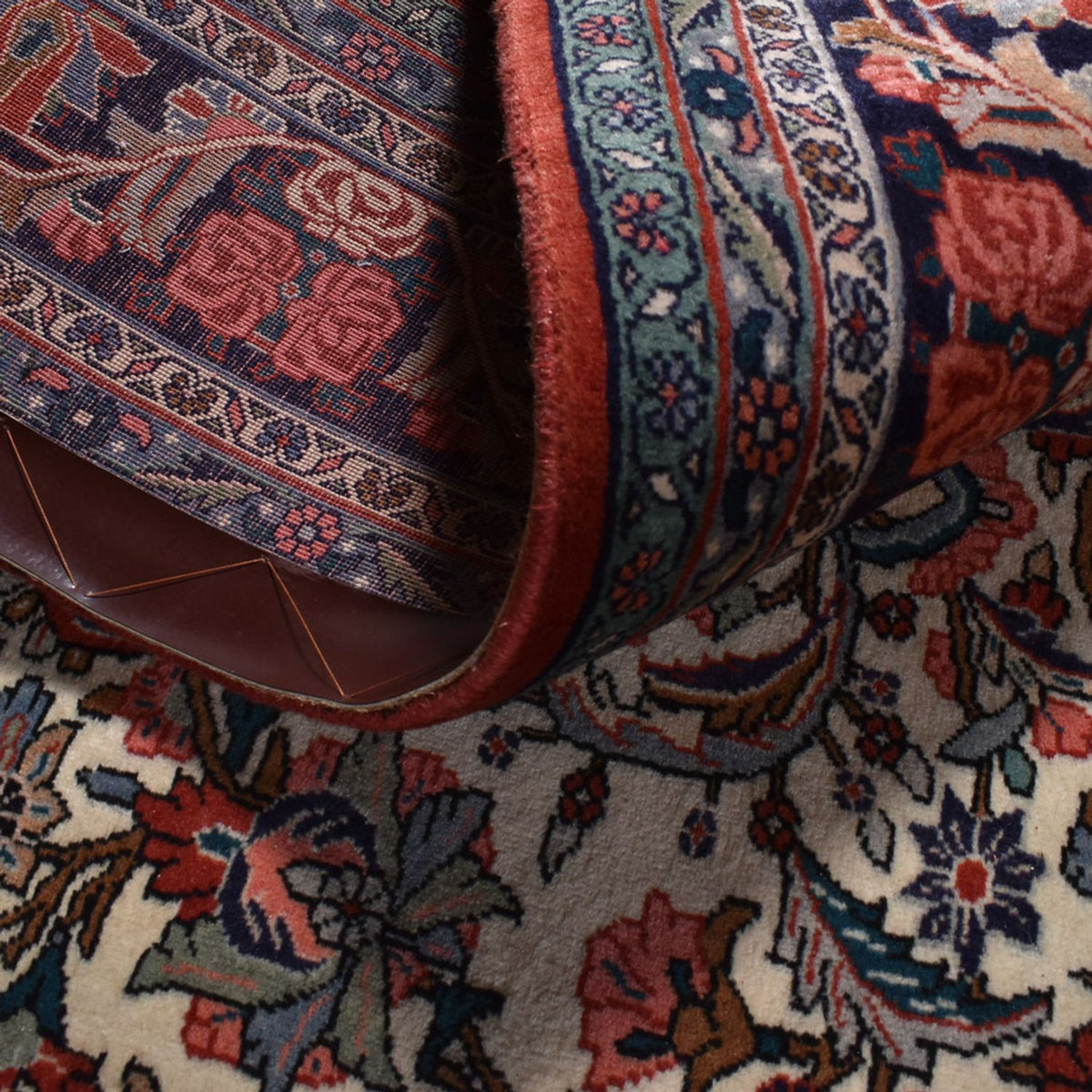 Alfombra persa - Bidjar - 303 x 222 cm - arena