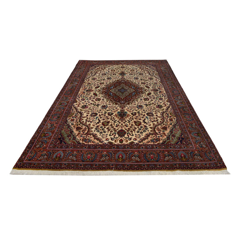 Alfombra Persa - Tabriz - Real - 312 x 206 cm - beige oscuro