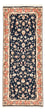 Alfombra de pasillo Alfombra Persa - Tabriz - Real - 191 x 78 cm - azul oscuro