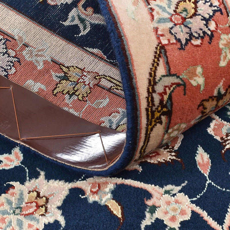 Alfombra de pasillo Alfombra Persa - Tabriz - Real - 191 x 78 cm - azul oscuro