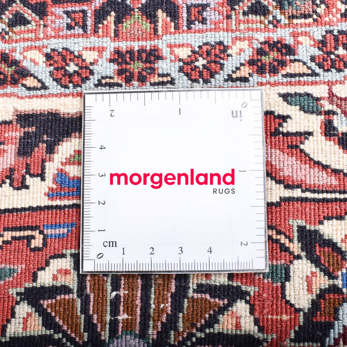 Alfombra persa - Bidjar redondo  - 255 x 255 cm - óxido