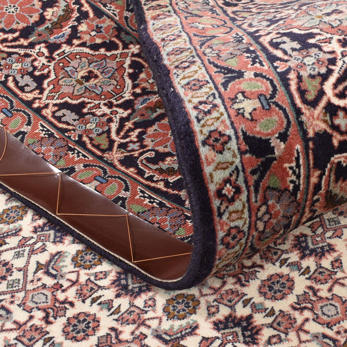 Alfombra persa - Bidjar - 243 x 210 cm - marrón claro