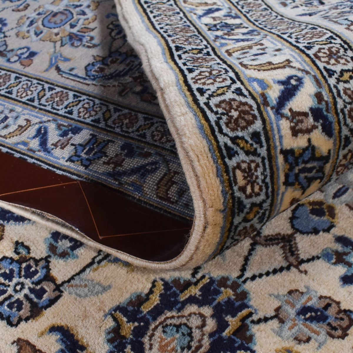 Alfombra persa - Keshan - Real - 351 x 250 cm - gris