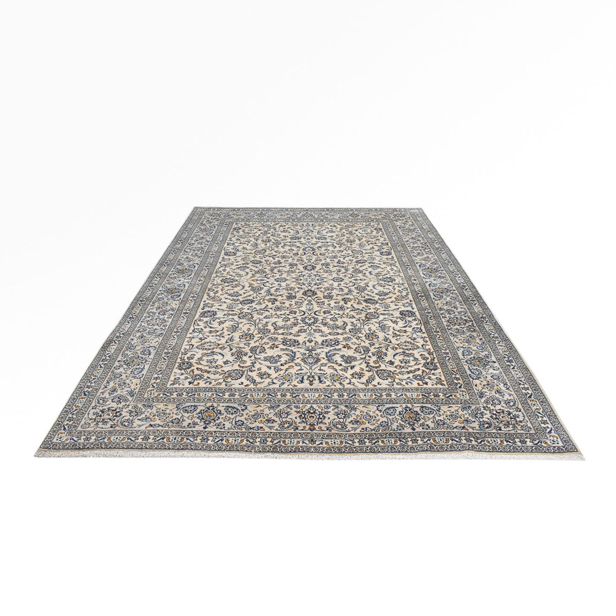 Alfombra persa - Keshan - Real - 351 x 250 cm - gris