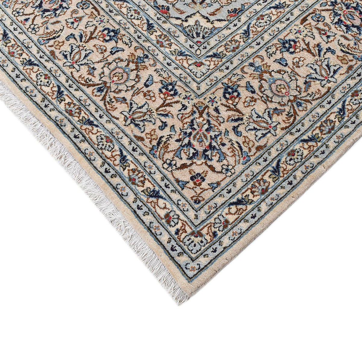Alfombra persa - Keshan - Real - 358 x 250 cm - gris