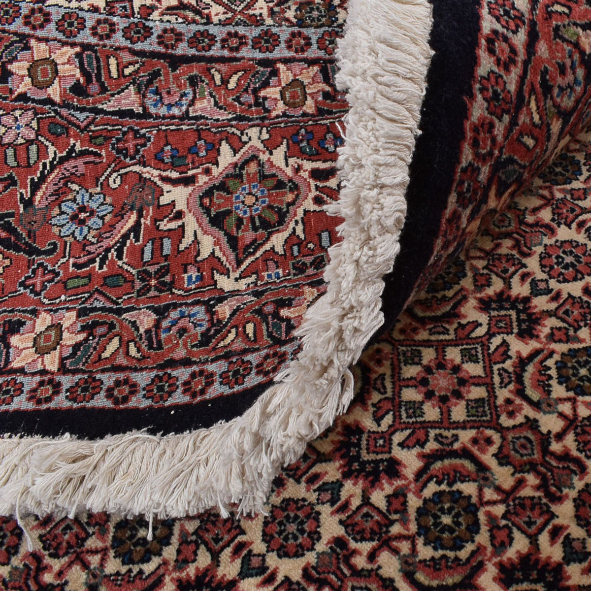 Alfombra persa - Bidjar redondo  - 250 x 250 cm - óxido