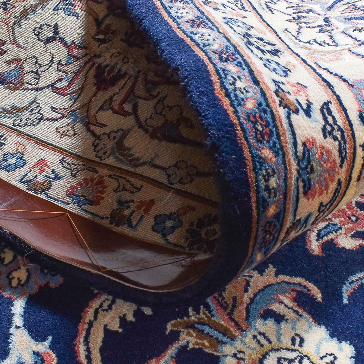 Alfombra persa - Clásica - 352 x 246 cm - azul oscuro