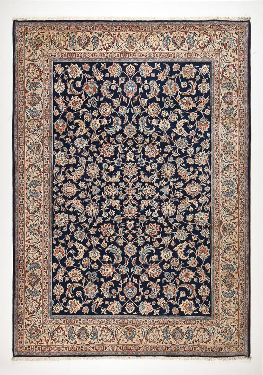 Alfombra persa - Clásica - 355 x 247 cm - azul oscuro