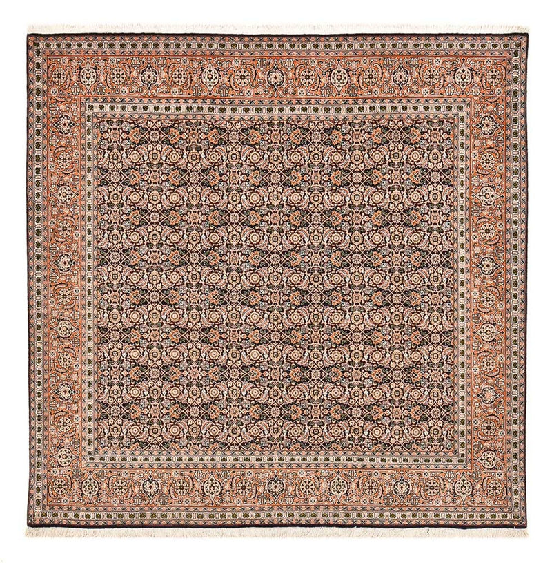 Alfombra Persa - Tabriz - Real cuadrado  - 203 x 202 cm - óxido