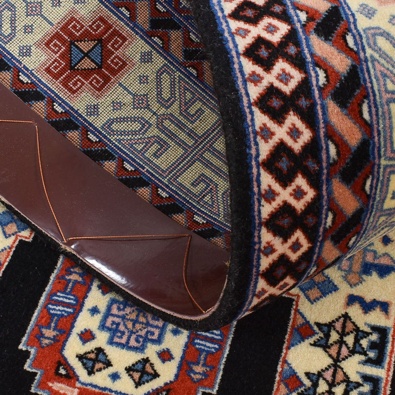 Alfombra de pasillo Alfombra Persa - Tabriz - Prima - 305 x 75 cm - azul oscuro