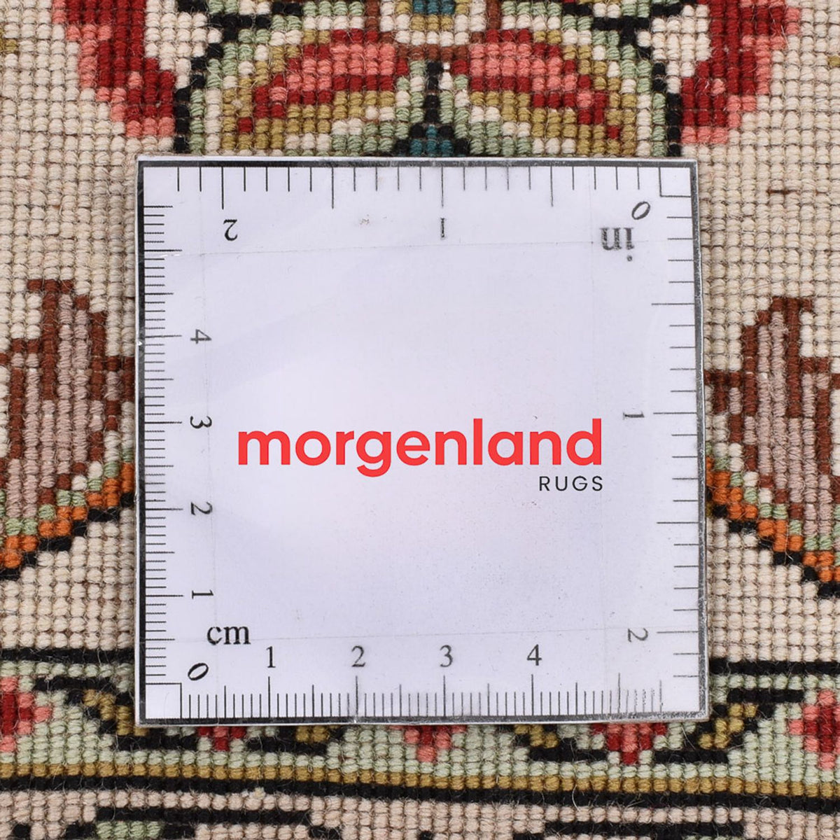 Alfombra de pasillo Alfombra Persa - Tabriz - Real - 202 x 71 cm - crema