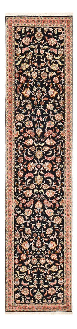 Alfombra de pasillo Alfombra Persa - Tabriz - Prima - 290 x 69 cm - azul oscuro