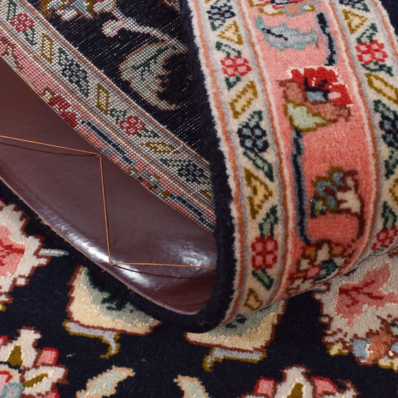 Alfombra de pasillo Alfombra Persa - Tabriz - Prima - 290 x 69 cm - azul oscuro