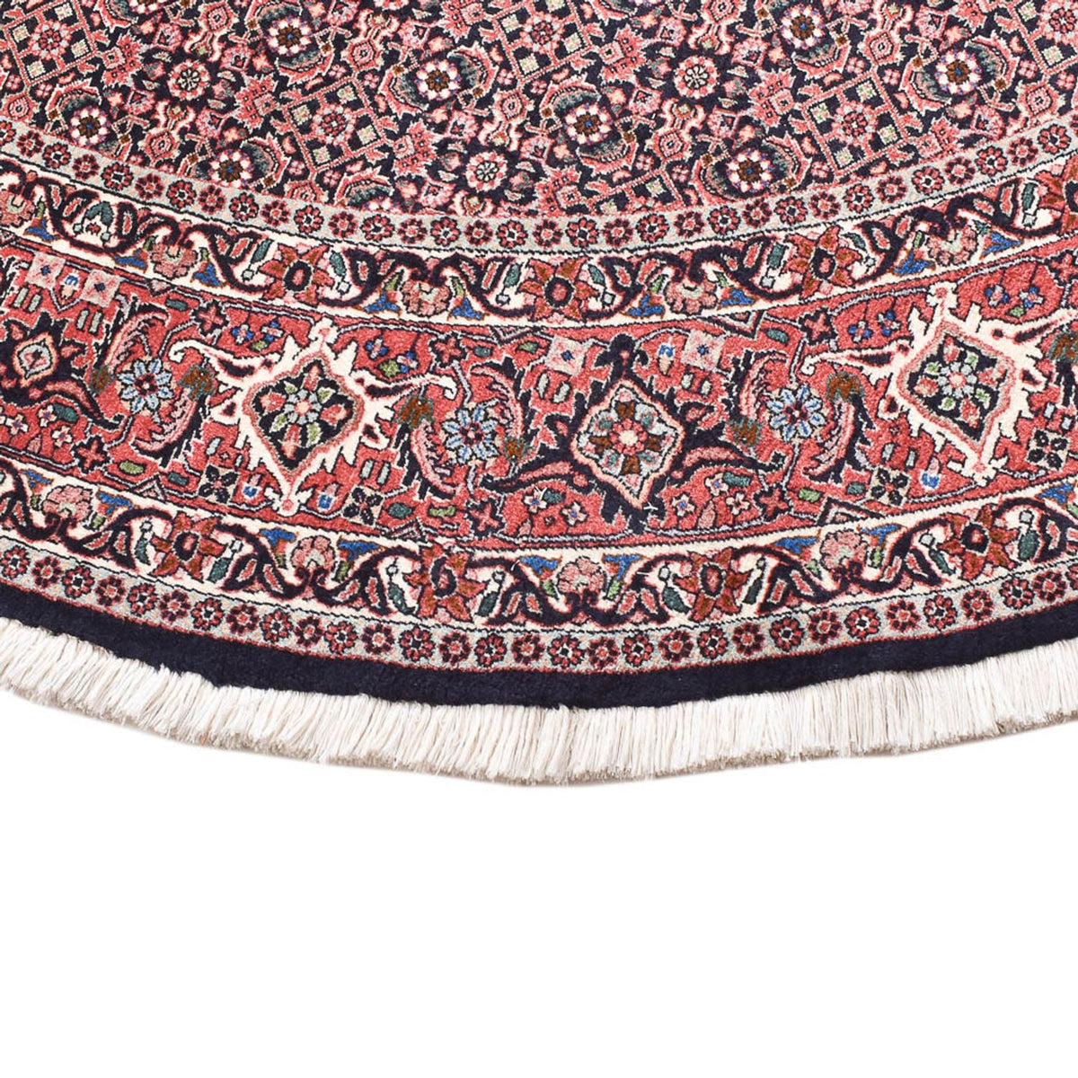 Alfombra persa - Bidjar redondo  - 255 x 255 cm - óxido