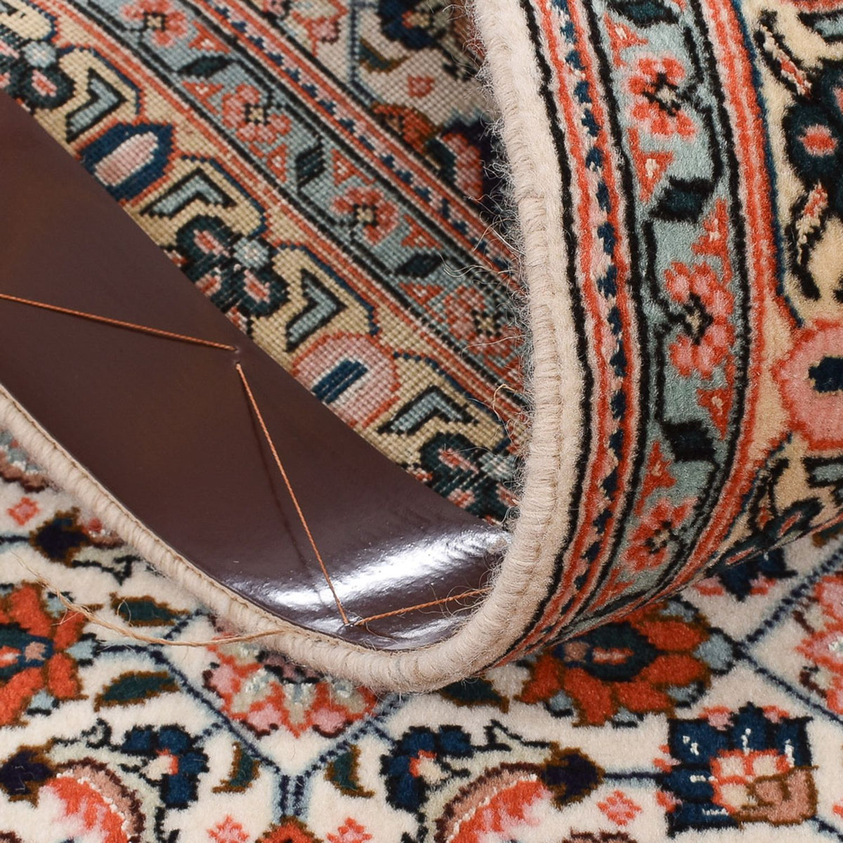 Alfombra de pasillo Alfombra Persa - Tabriz - Real - 304 x 74 cm - marrón claro
