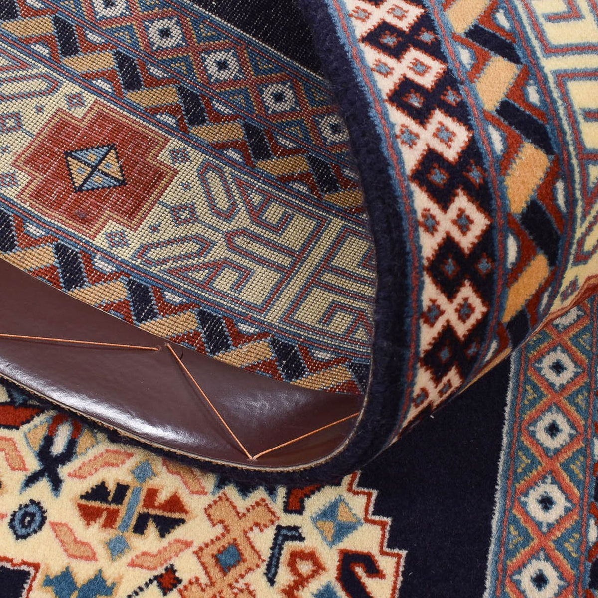 Alfombra de pasillo Alfombra Persa - Tabriz - Prima - 300 x 73 cm - azul oscuro