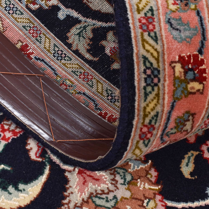 Alfombra de pasillo Alfombra Persa - Tabriz - Prima - 300 x 66 cm - azul oscuro