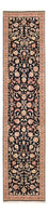 Alfombra de pasillo Alfombra Persa - Tabriz - Prima - 300 x 67 cm - azul oscuro